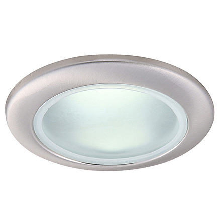 Aqua 1: Точечный встраиваемый светильник (влагозащита ) серебро