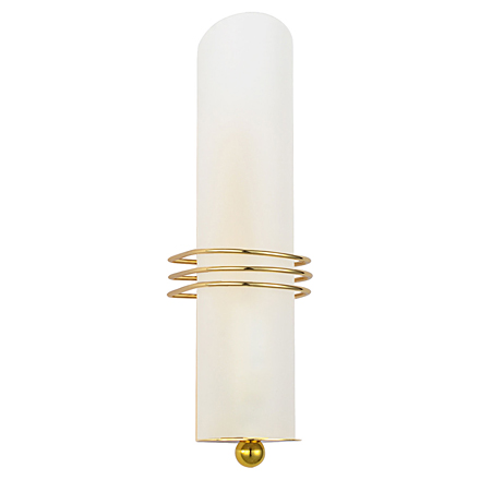 Настенный светильник (цвет блестящее золото, белый)