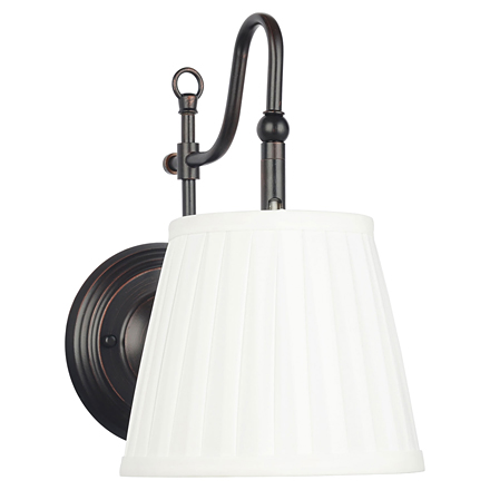 Milazzo 1: Настенный светильник (цвет черный, белый)