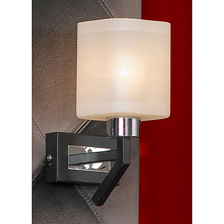 Costanzo 1: Настенный светильник (цвет хром, венге, белый)