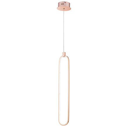 Modern Chain Led: Подвесной светильник современный (цвет матовое золото)