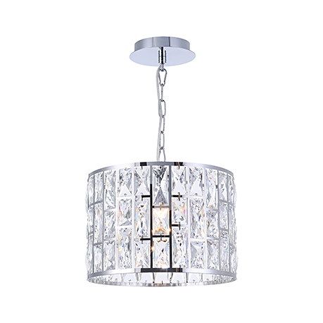 Modern Gelid 1: Подвесной светильник с гранеными кристаллами хрусталя