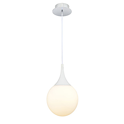 Pendant Dewdrop 1: Подвесной светильник шар 20 см. (цвет белый)