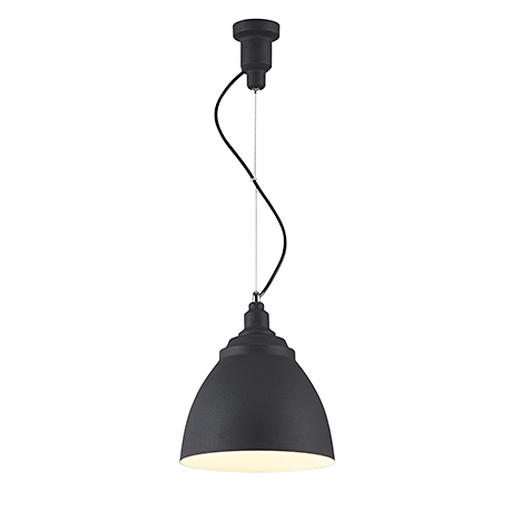 Pendant Bellevue 1: Подвесной светильник конус диаметром 25 см. (цвет черный)