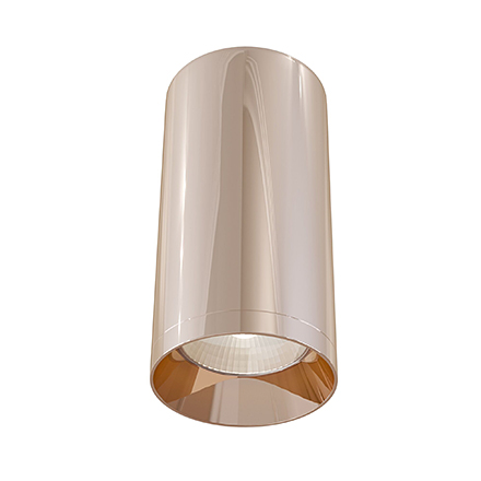 Alfa 1: Накладной потолочный светильник (розовое золото)