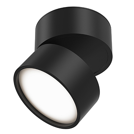 Onda LED: Потолочный светодиодный светильник (черный)
