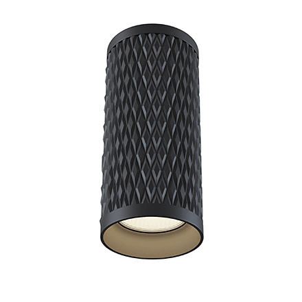 Alfa 1: Накладной потолочный светильник (черный)
