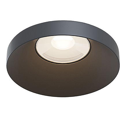 Kappell LED: Встраиваемый светодиодный светильник (черный)
