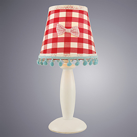 Лампа-ночник для детской с цветным абажуром