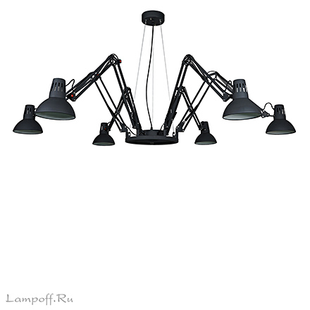 Подвесной светильник (черный)