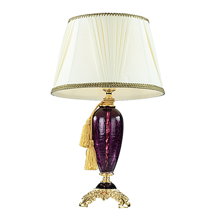 Настольная лампа (цвет золото/пурпурный)