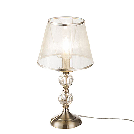 Classic Inessa 1: Настольная лампа (цвет бронза антик)