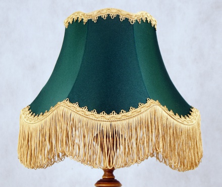 Настольная лампа цвет коричневый и зеленый / LN14-TR02-ZL