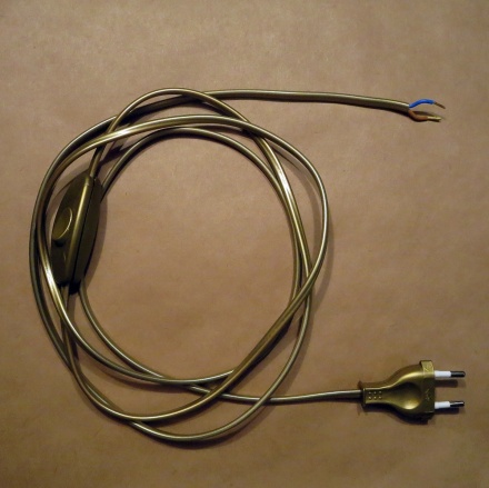 H03VVH2-F 2x0.75: Провод для бра (бронза) 200см.