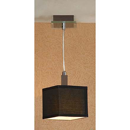 Montone 1: Подвесной светильник (цвет хром, венге, черный)