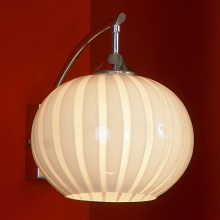 Cesano 1: Настенный светильник (цвет хром, белый)