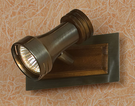 Светильник настенно-потолочный (цвет бронзовый, орех)