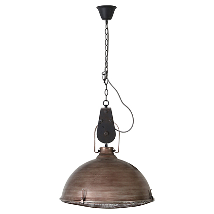 Подвесной светильник в стиле лофт (цвет коричневый)