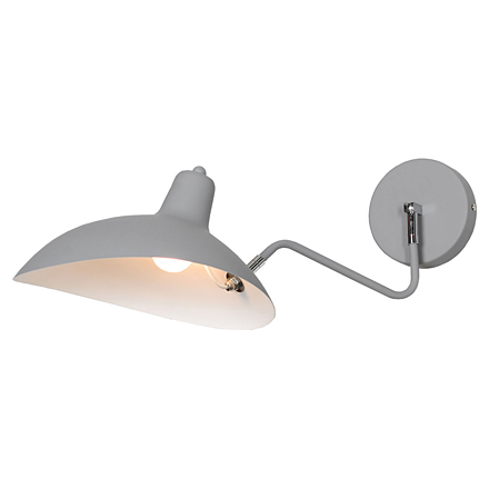 Настенный светильник в стиле лофт (цвет серый)