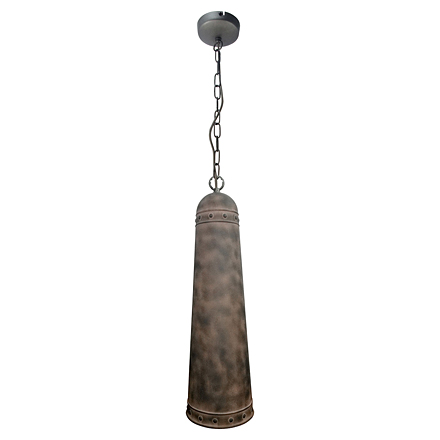 Подвесной светильник-конус (лофт, коричневый)