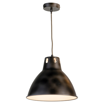 Подвесной светильник в стиле лофт (цвет черный)