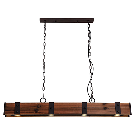 Подвесной светильник в стиле лофт (цвет черный, коричневый)