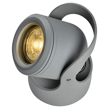 Dakota 1: Поворотный светильник-спот в современном стиле (цвет серый)