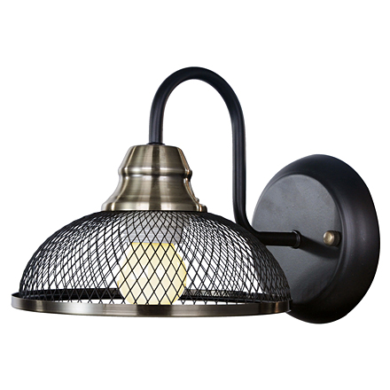 Safford 1: Настенный светильник (цвет черный, бронзовый)