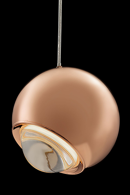 Подвесной светильник цвет розовое золото / P065PL-L7RG3K