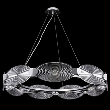 Подвесной светильник цвет серебро/прозрачный / MOD022PL-09S