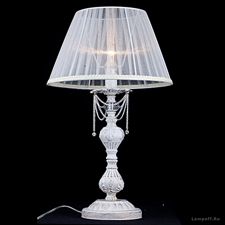 Настольная лампа стиль классический, шебби-шик / ARM305-22-W