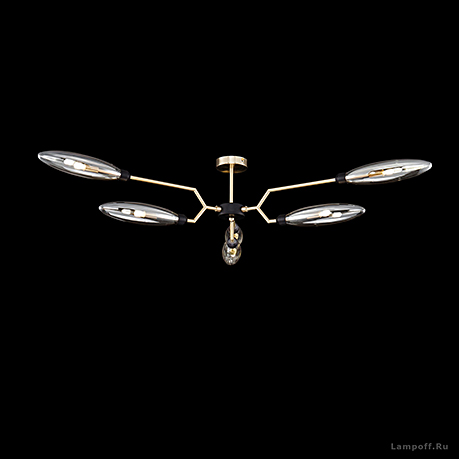 Потолочный светильник цвет матовое золото / MOD012CL-06G