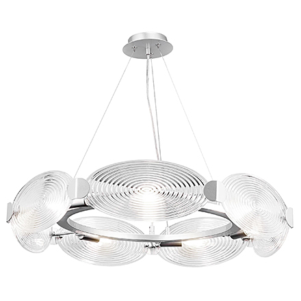 Neoclassic Houston 7: Подвесной светильник (цвет серебро, прозрачный)
