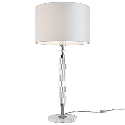 Modern Torony 1: Лампа с абажуром-цилиндром (белый)