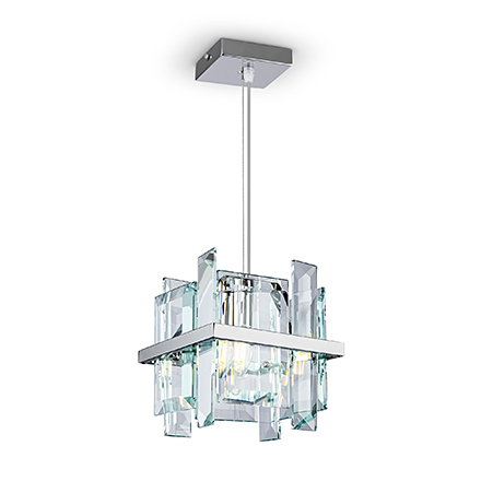 Modern Cerezo 1: Подвесной светильник (хром, прозрачный)