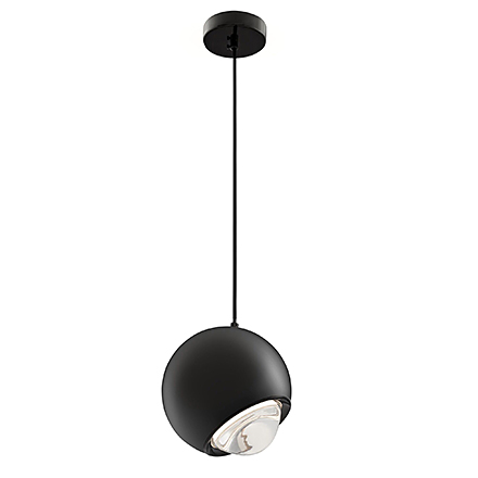 Подвесной светильник шар (цвет черный)