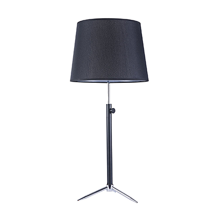 Настольная лампа цвет черный/хром / MOD323-TL-01-B