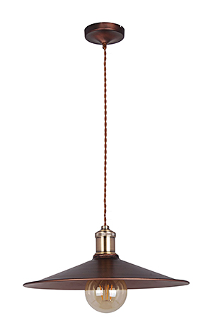 Подвесной светильник цвет коричневый / T028-01-R