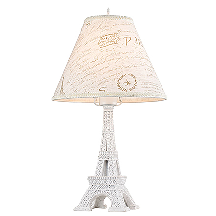 Настольная лампа в виде Эйфелевой башни (цвет белый)