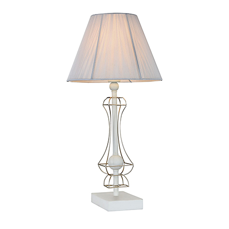 Прикроватная лампа в стиле неоклассицизма  (цвет матовый белый)