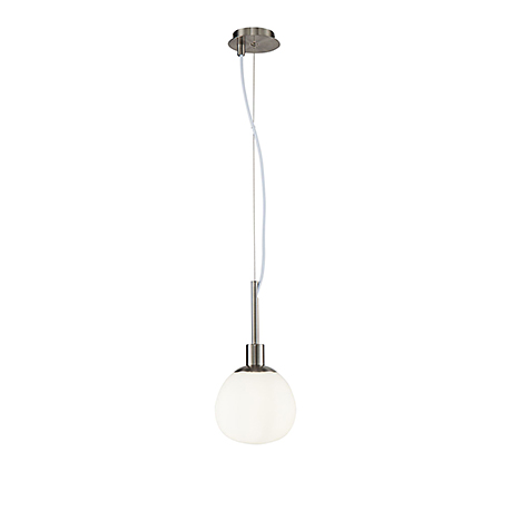 Modern Erich 1: Подвесной светильник шар 15 см. (никель)