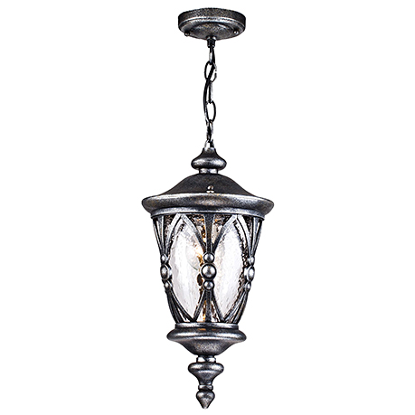 Уличный подвесной фонарь классический (античное серебро)