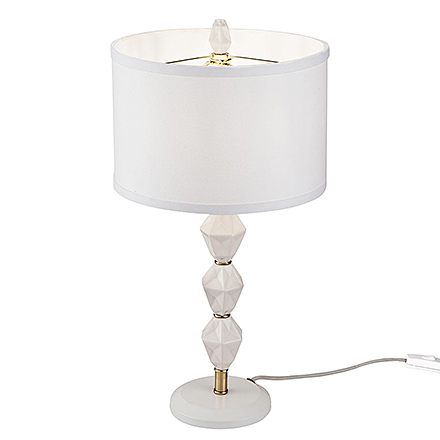 Прикроватная лампа в стиле модерн (цвет белый)
