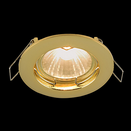 Встраиваемый светильник цвет золото / DL009-2-01-G