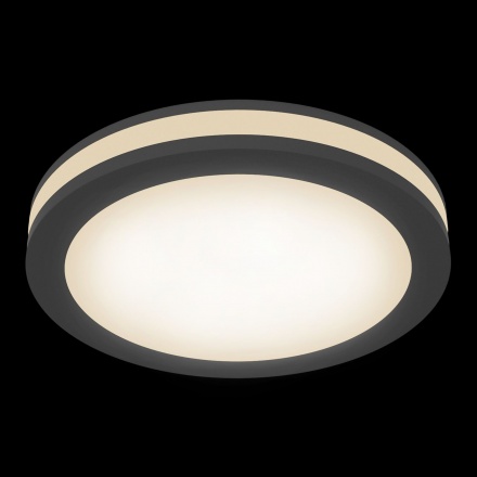 Встраиваемый светильник цвет черный / DL303-L12B4K