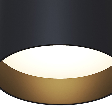 Потолочный светильник цвет черный / C009CW-L16B