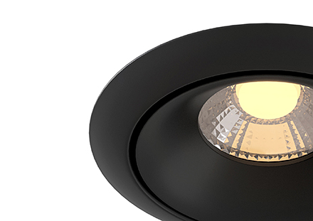 Встраиваемый светильник цвет черный / DL031-2-L8B