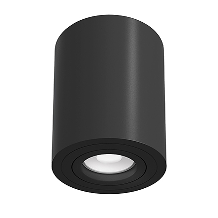 Alfa 1: Накладной потолочный светильник (черный)