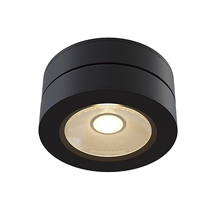 Alivar LED: Накладной потолочный светодиодный светильник (черный)