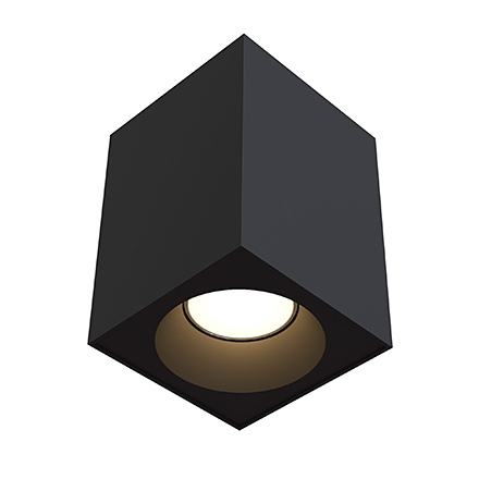 Потолочный влагозащищенный светильник (черный)